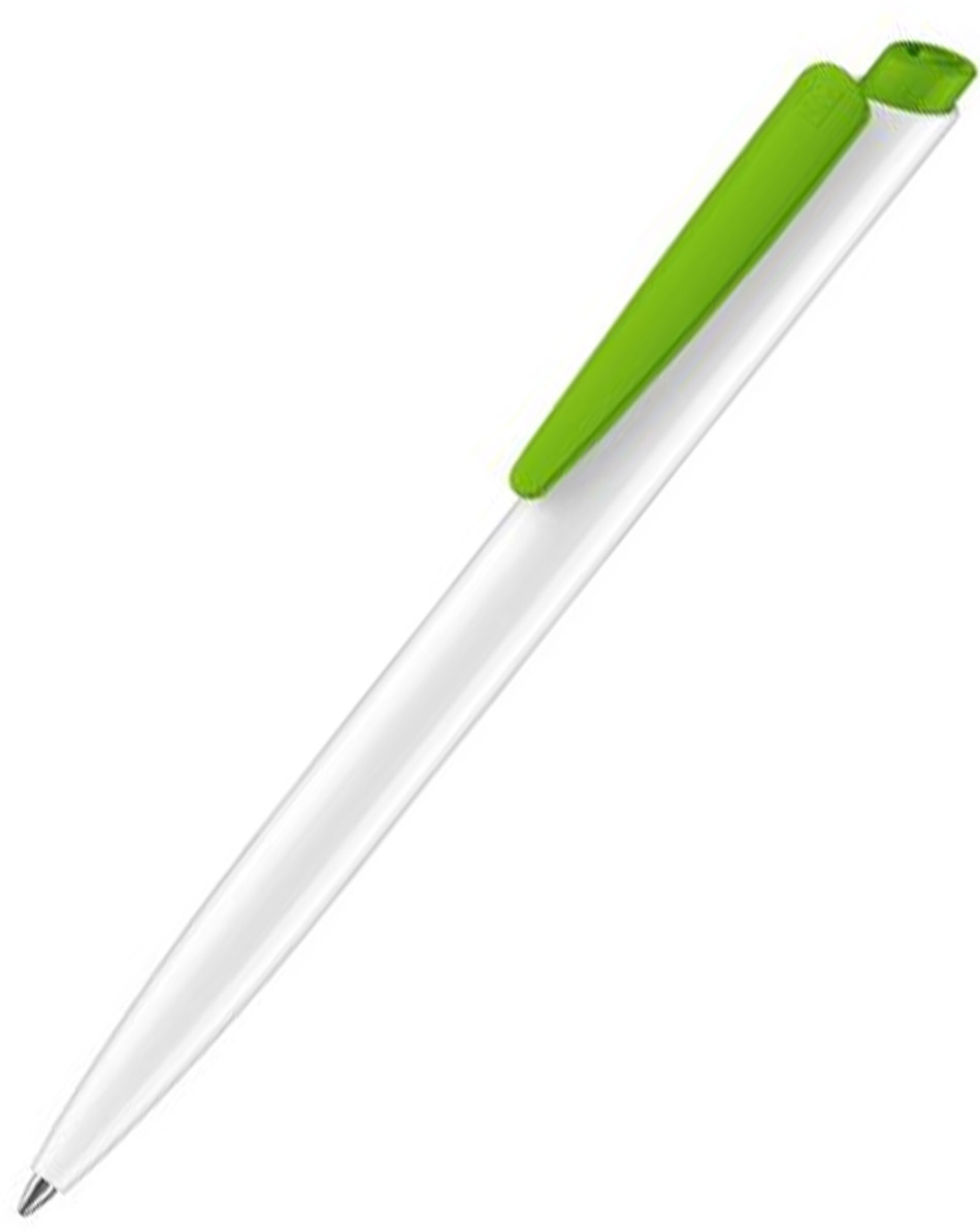 Ручка Senator Dart Basic Polished бело-зеленая